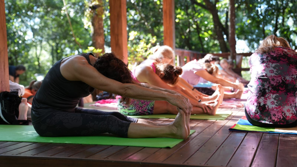 Ap Stoles Yoga De Verano En La Reserva Tupamba Canal Doce Misiones